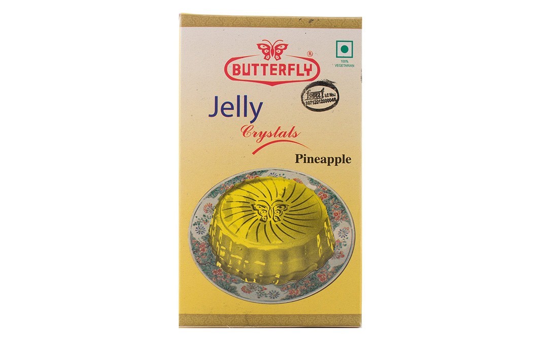 Butterfly Jelly Crystals Pineapple    Pack  100 grams
